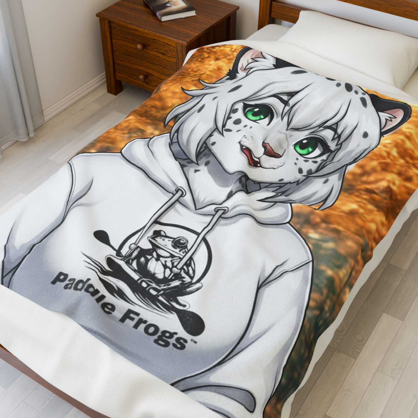 Snow | Plush Blanket - Leopard