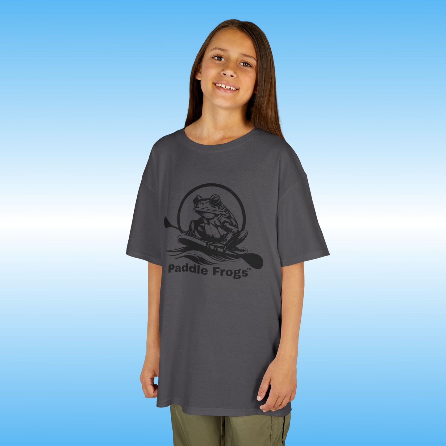 Kids Tee (Big Fit) 7 Colors | Paddle Frogs