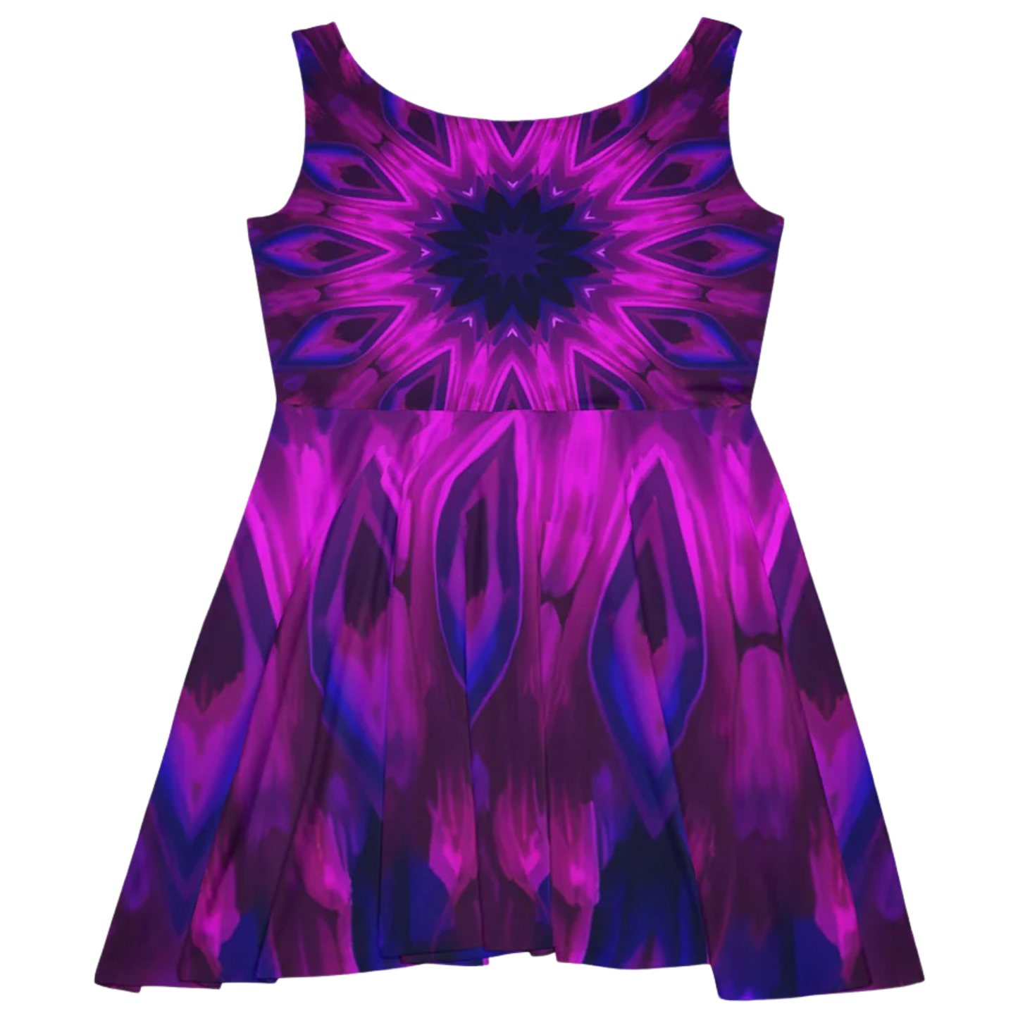 The Violet Bloom Boarder Dress