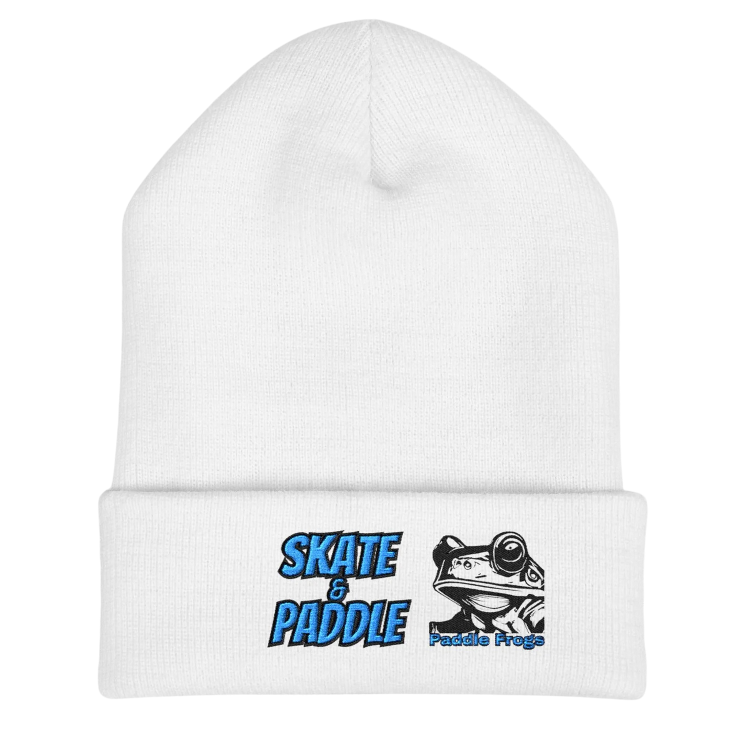 Beanie Hat - Paddle Frogs™ Original Skate & Paddle | 3 Colors - White