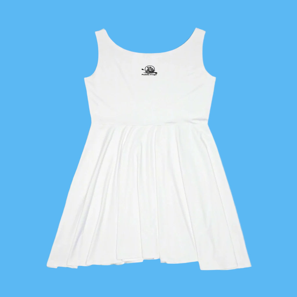 Summer Dress Beautiful flowing white dress for Paddle sports and skateboard lovers. Skater Dress Paddle Frogs Outdoor Gear