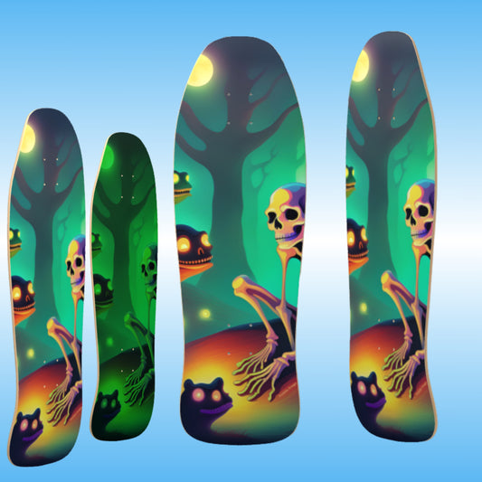 Best Friends Glow Professional skateboard deck by Paddle Frogs 4
