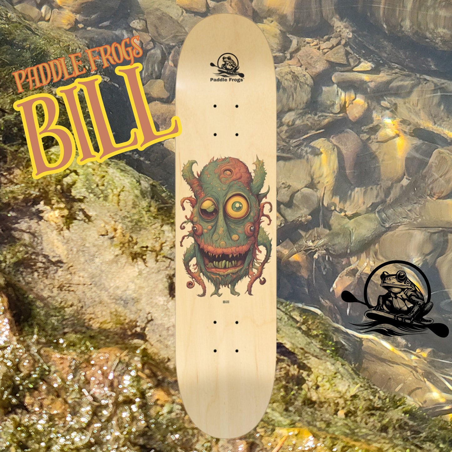 Bill the popsicle skateboard deck | Pro Decks by Paddle Frogs | Roane County, Tennessee