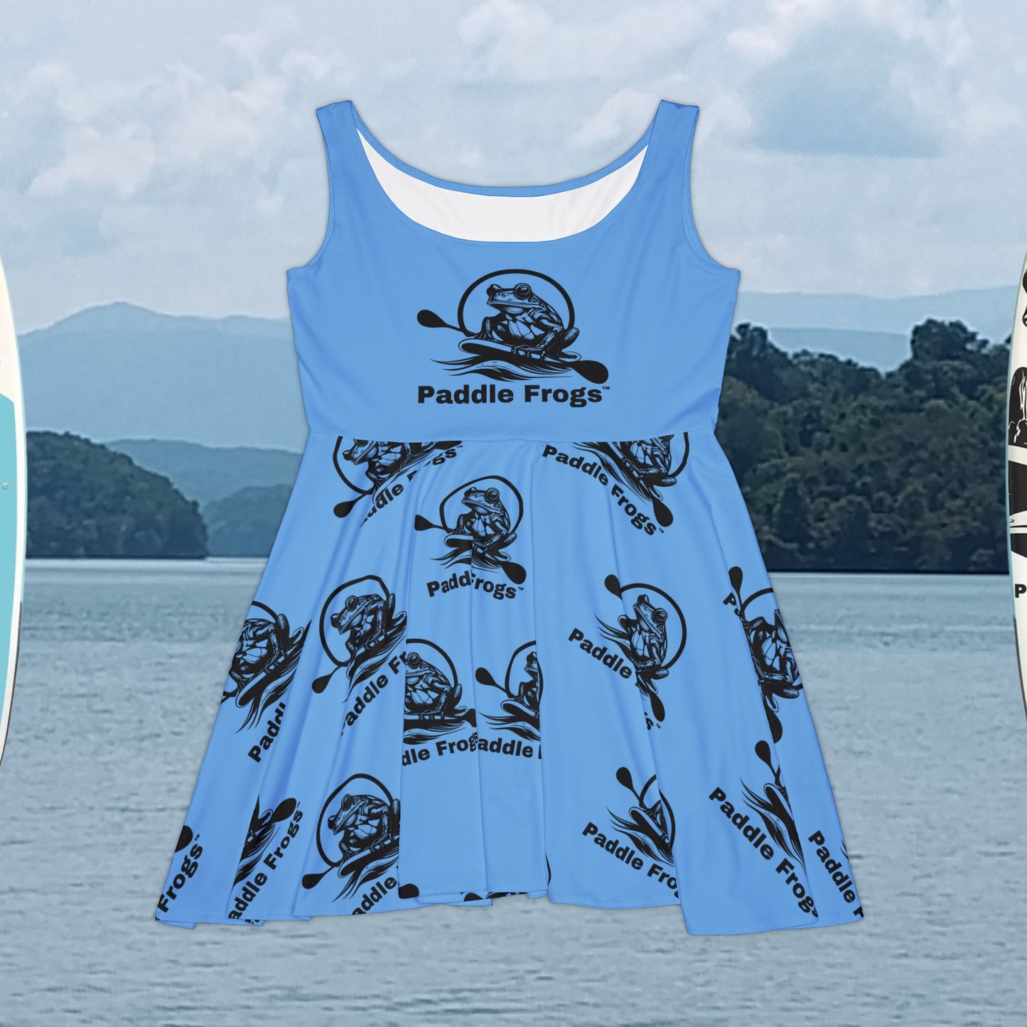 Blue Paddle Frogs | For Life. Summer Dress Comfortable