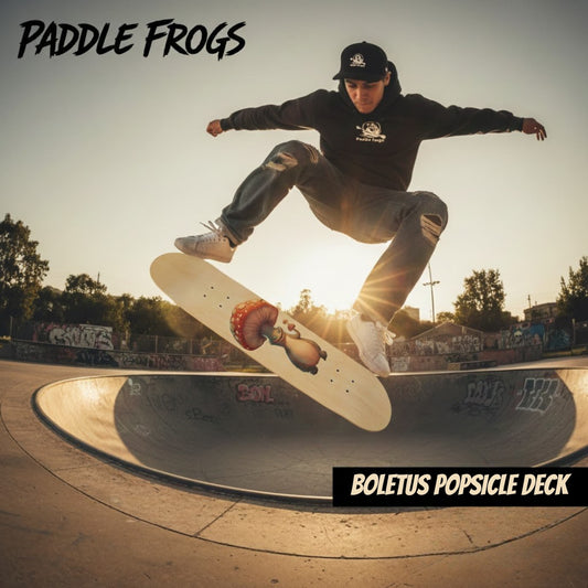 Boletus skateboard deck by Paddle Frogs pro skate shop