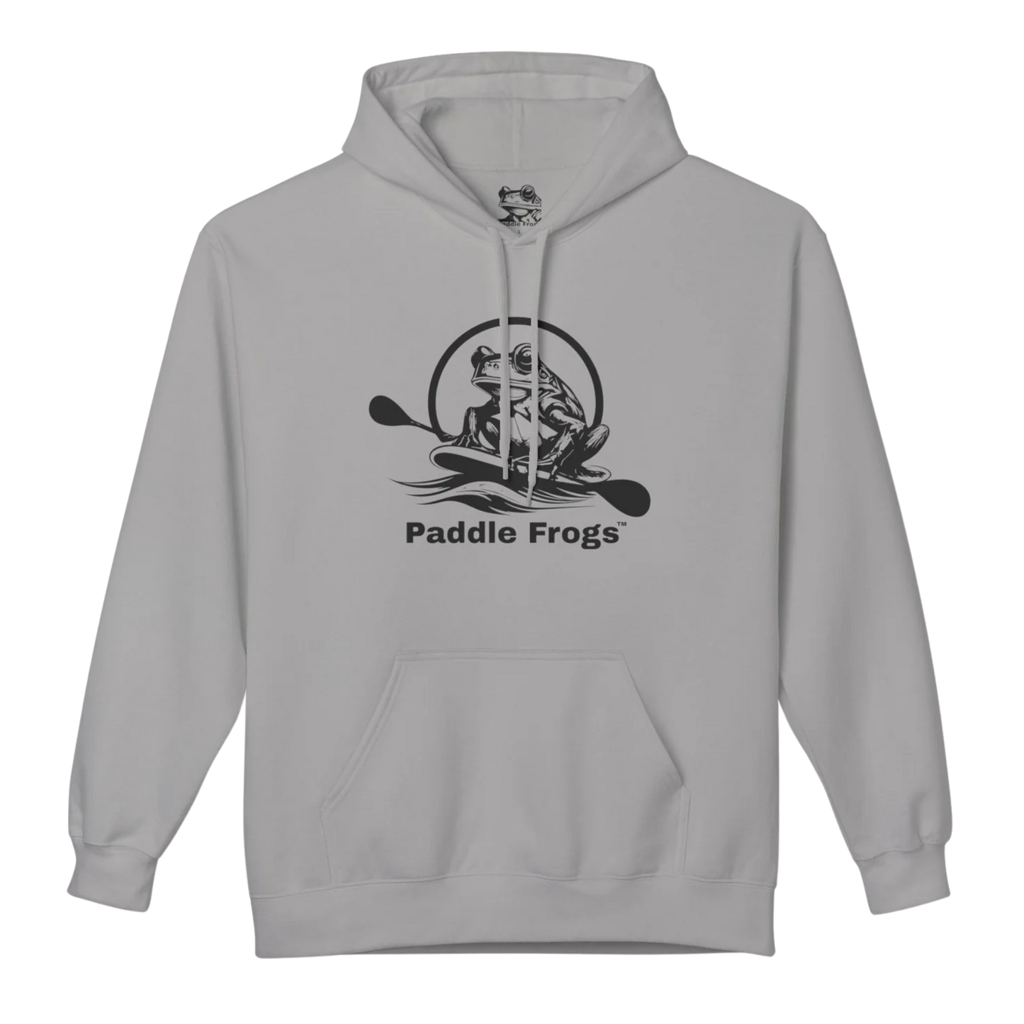 Cement Gray | Paddle Frogs™ Soft Fleece Hoodie: Soft Fleece, Wild Soul (12 Colors)