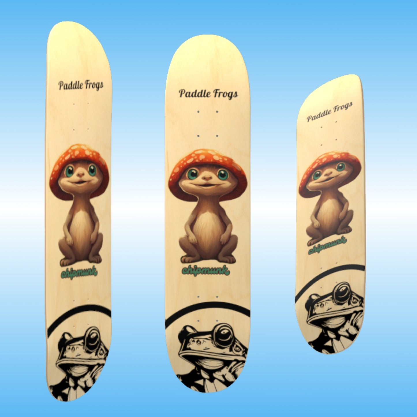 Chipmunk - Paddle Frogs- Chip