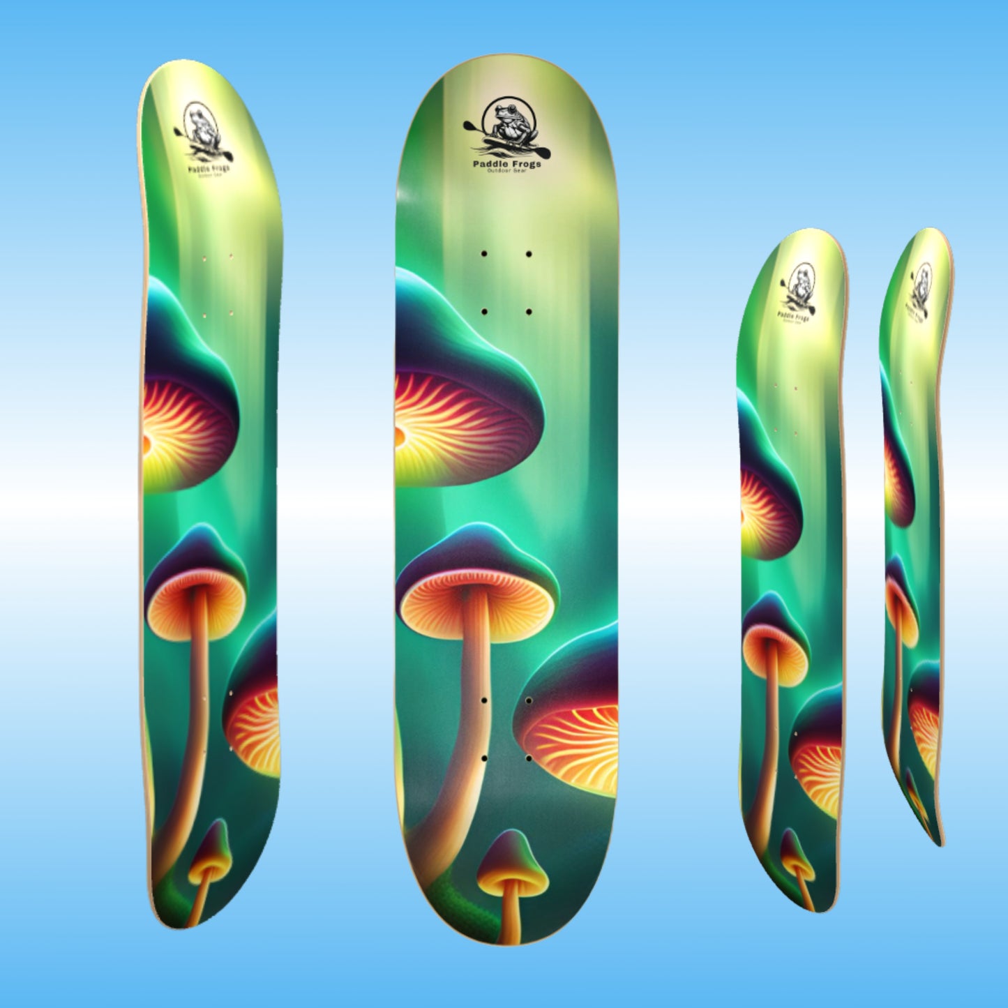 Chlorophyll Cruiser - Paddle Frogs Pro Deck | 4 angles of photography