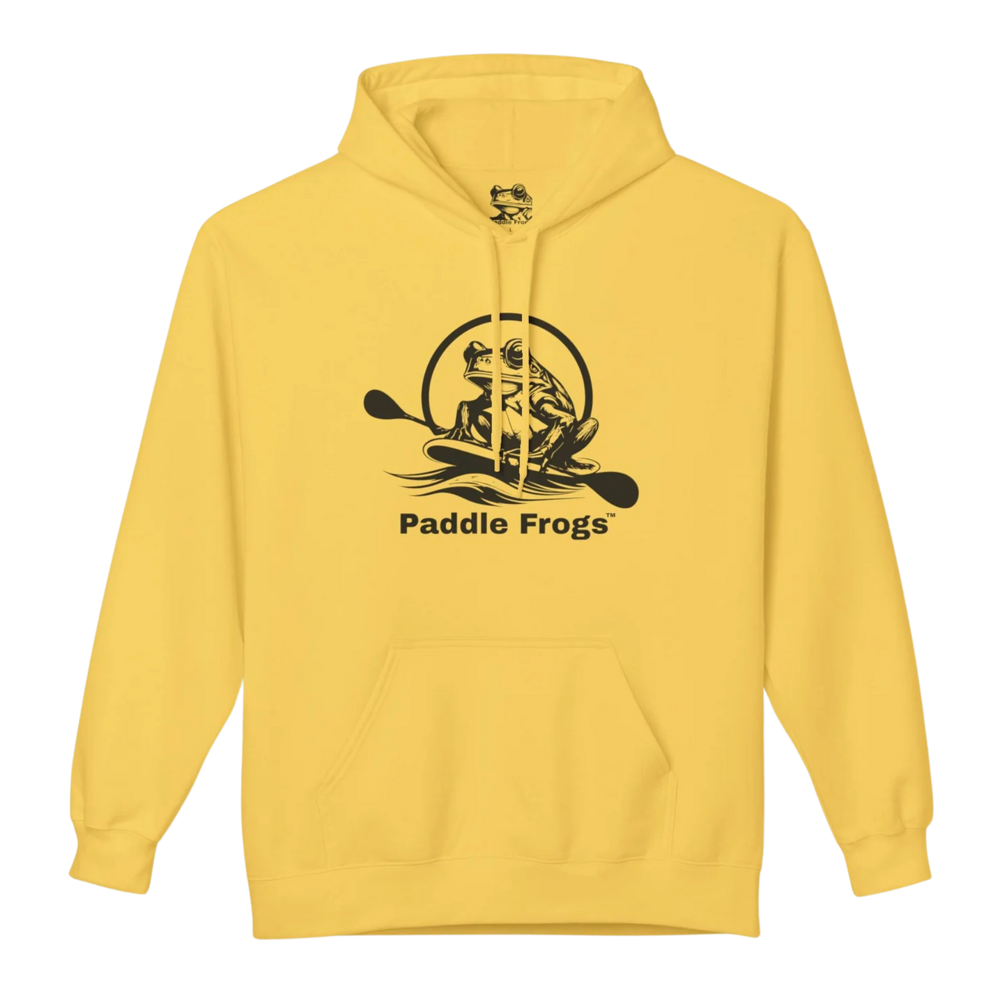 Daisy Yellow | Paddle Frogs™ Soft Fleece Hoodie: Soft Fleece, Wild Soul (12 Colors)