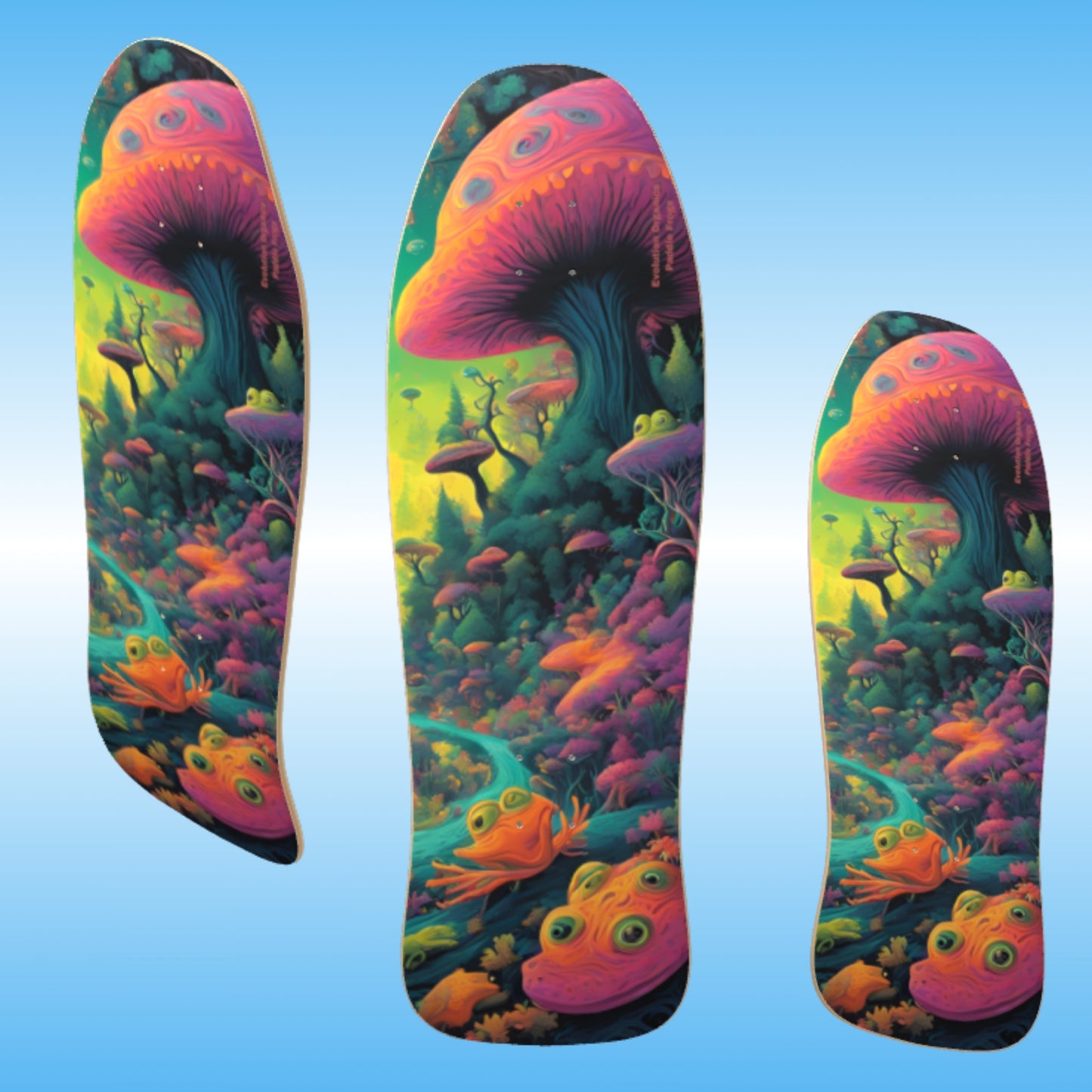 Evolution Organics - Paddle Frogs - skateboard
