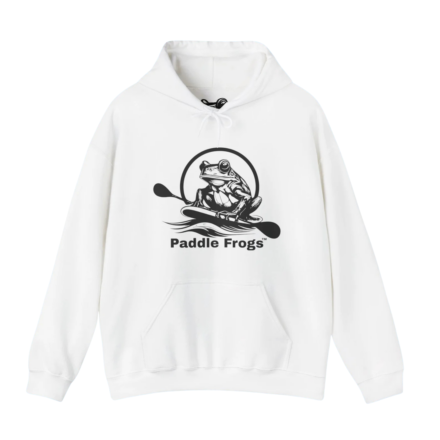 Extra Cozy & Warm Paddle Frogs™ Hoodie: (4 colors) White