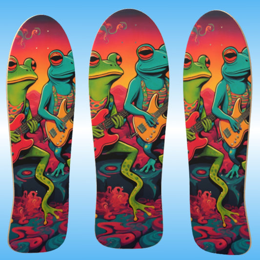 Frog Jam Classic Skateboard Deck Professional Grade seven layer Canadian Maple Deck