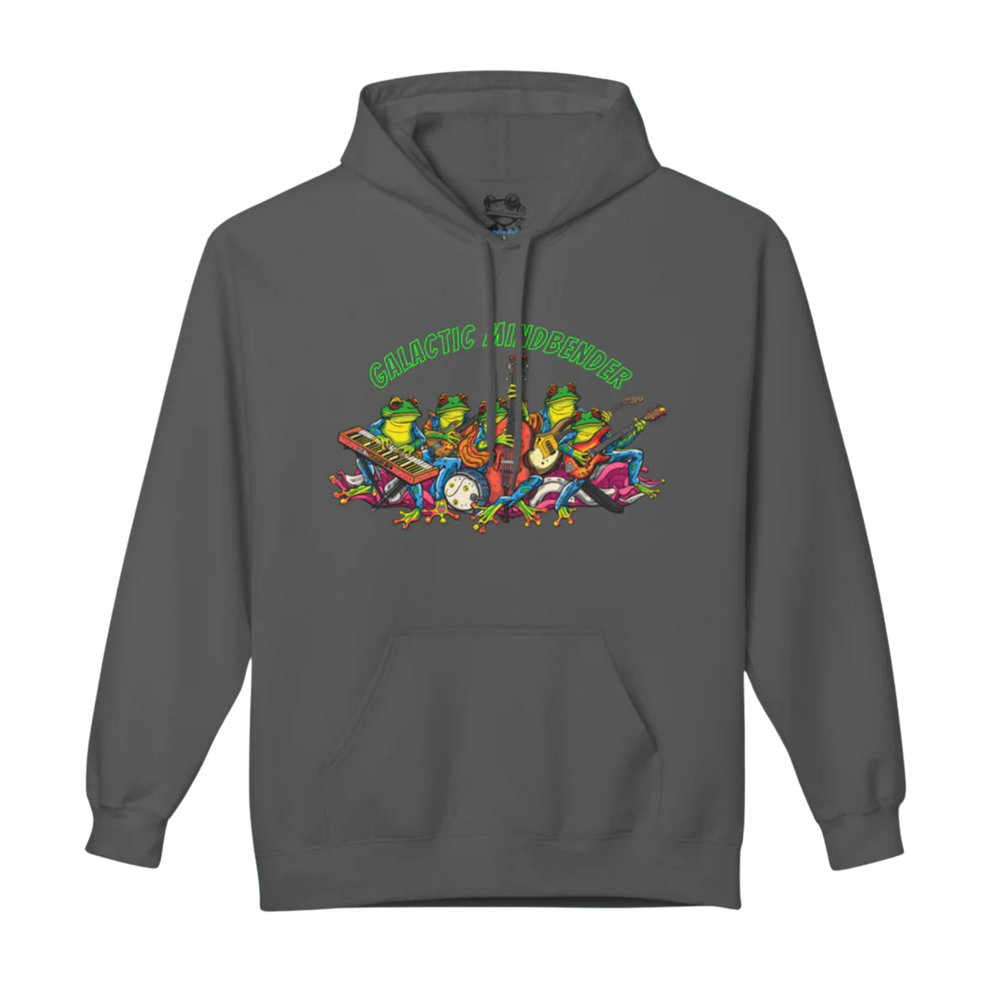 Galactic Mindbender | Fleece Hoodie | Charcoal Gray
