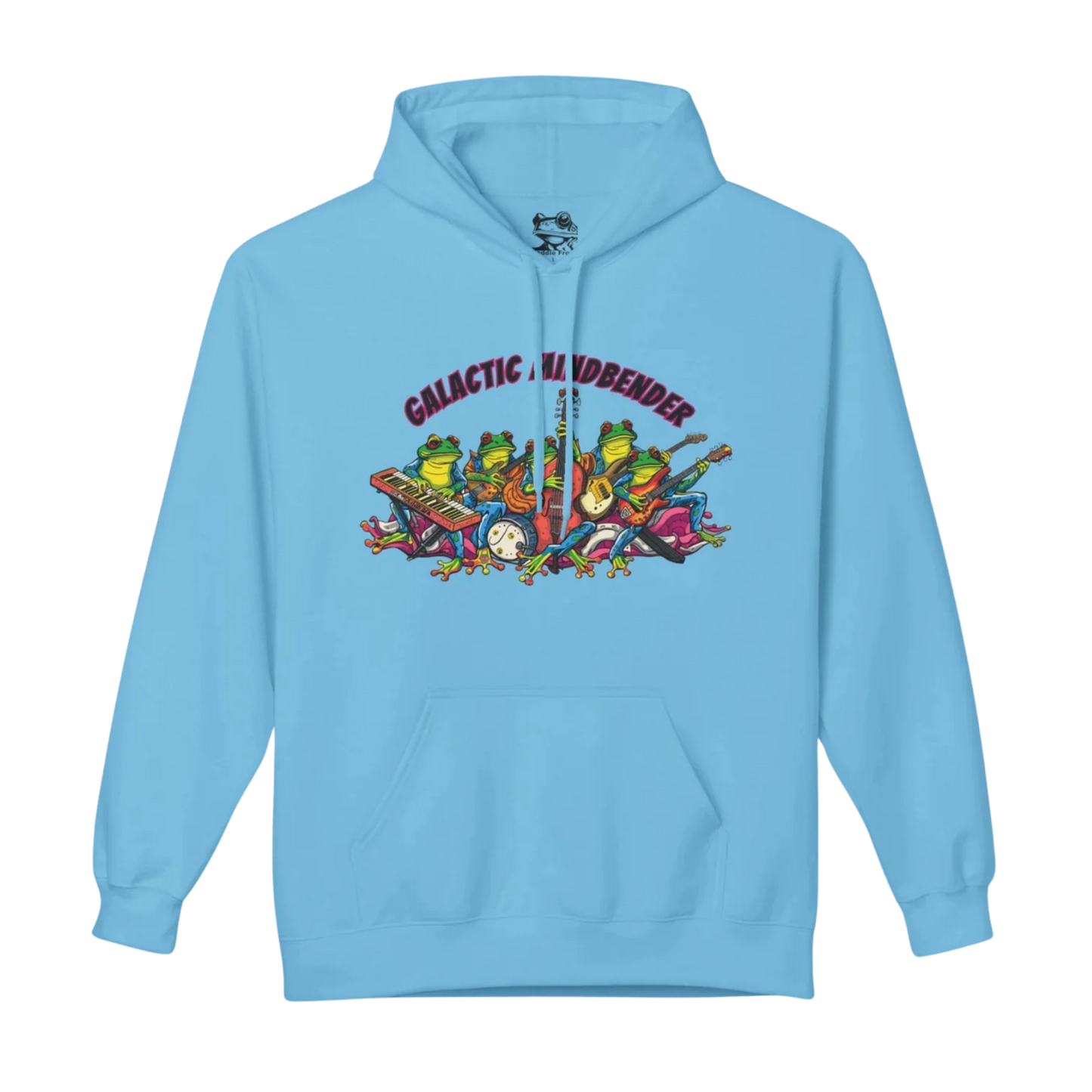 Galactic Mindbender | Fleece Hoodie | Sky Blue Paddle Frogs Outdoor Gear