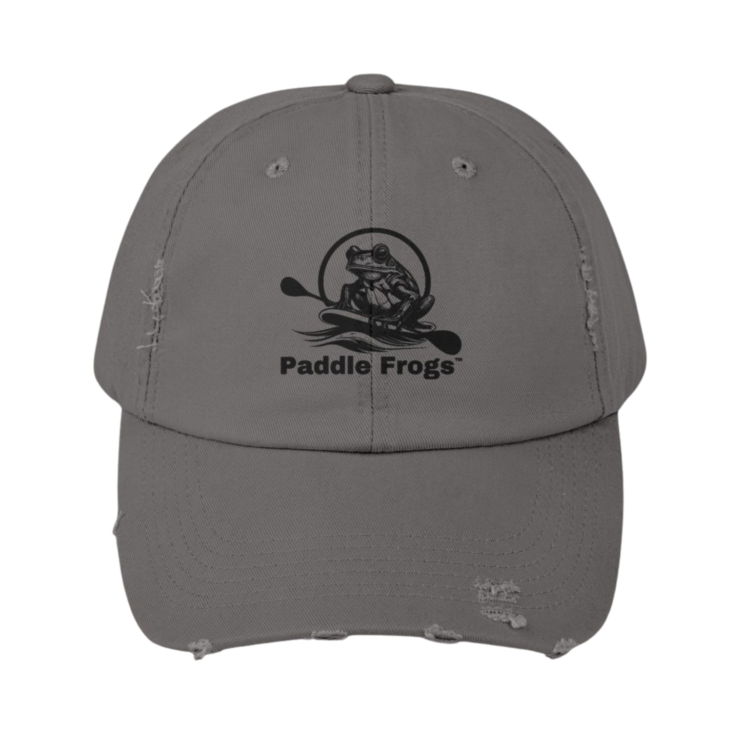 Drifter's Cap: Paddle Frogs™ Vintage Distressed Ballcap