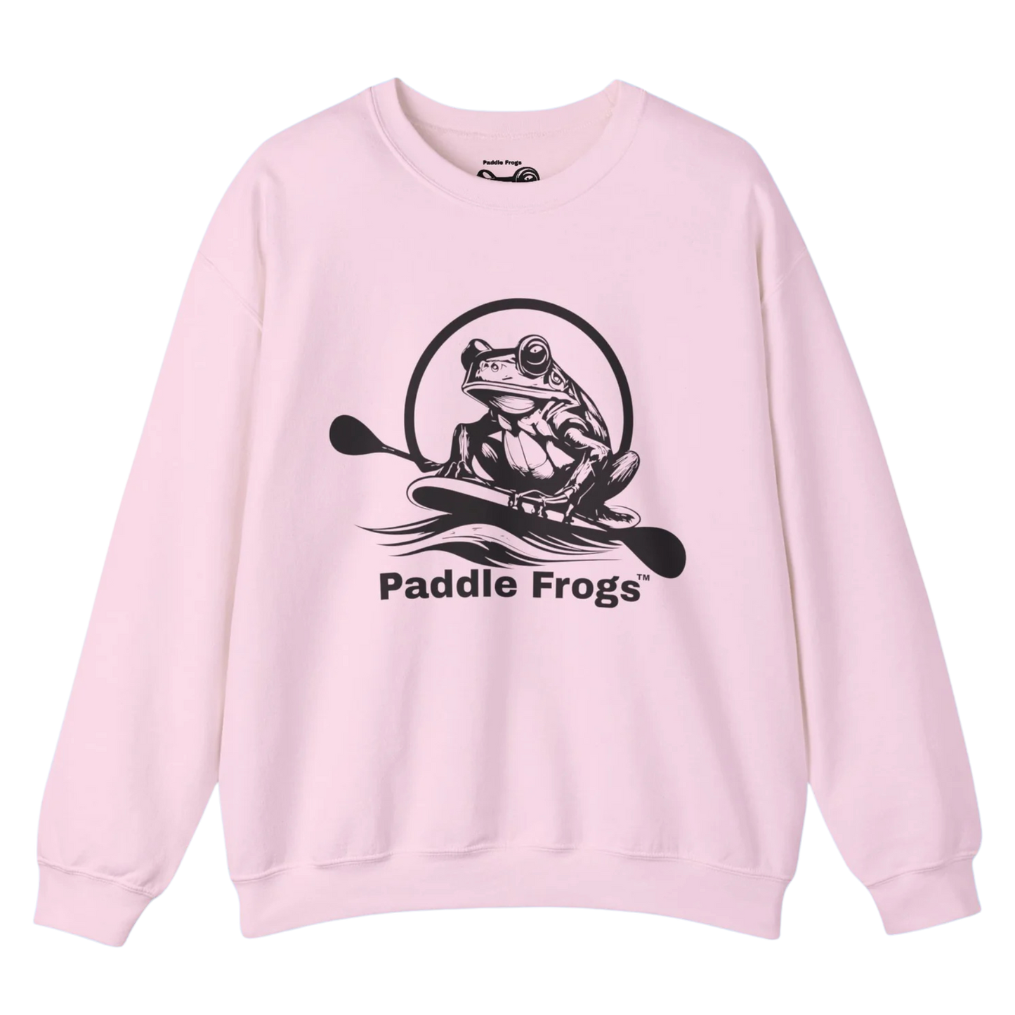 Original Pullover | Paddle Frogs™ Sweatshirt light pink paddle boarding frog