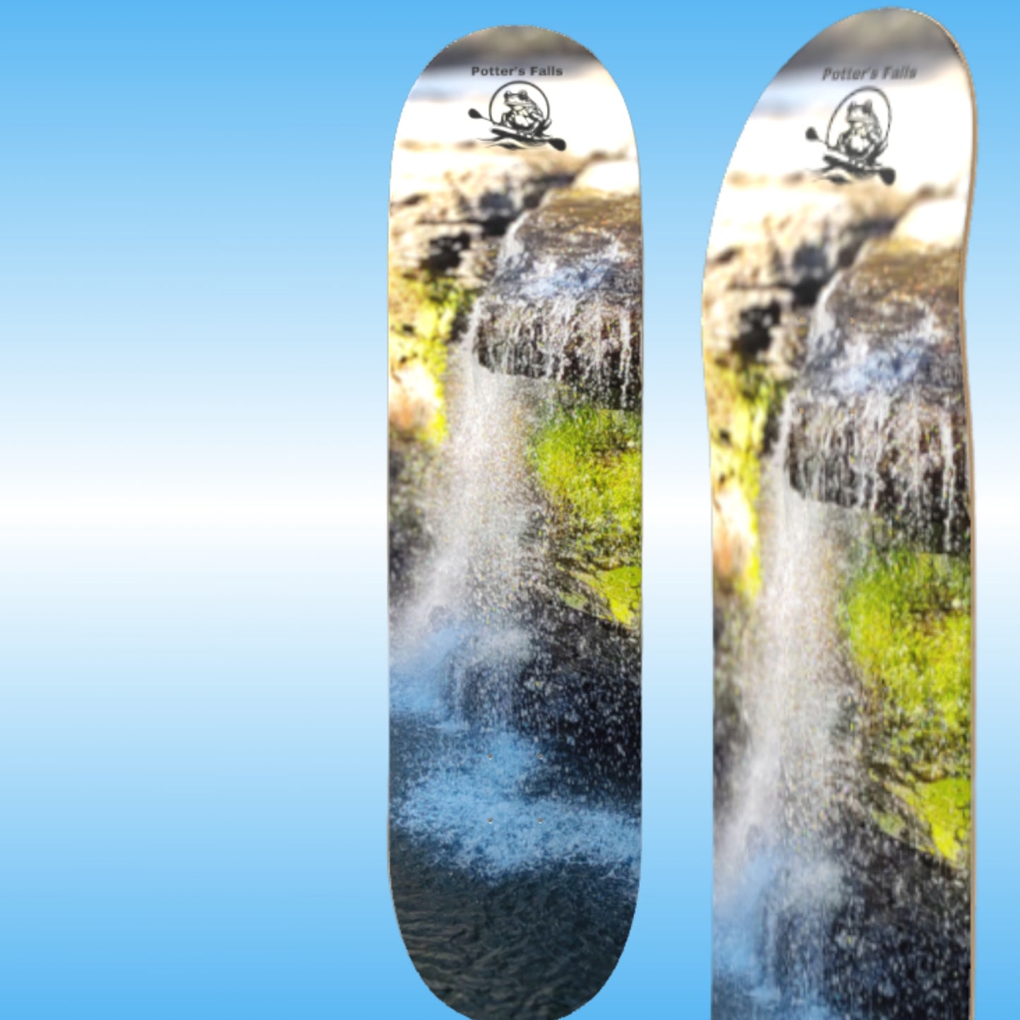 Potter's Falls | 8.5 Professional Skateboard Deck by Paddle Frogs™