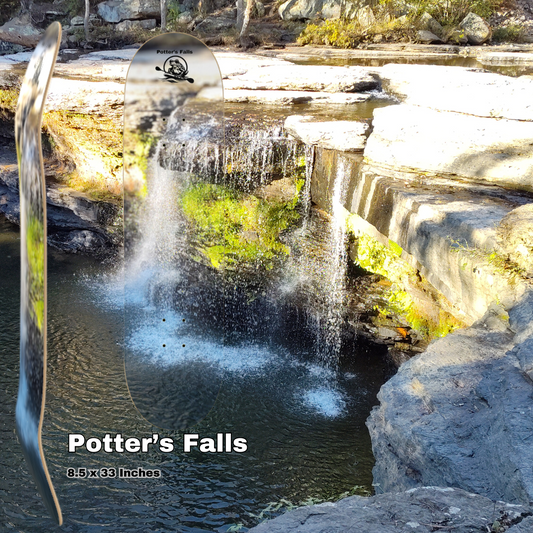 Paddle Frogs Potters Falls Popsicle Skateboard Deck 8.5x33 inches