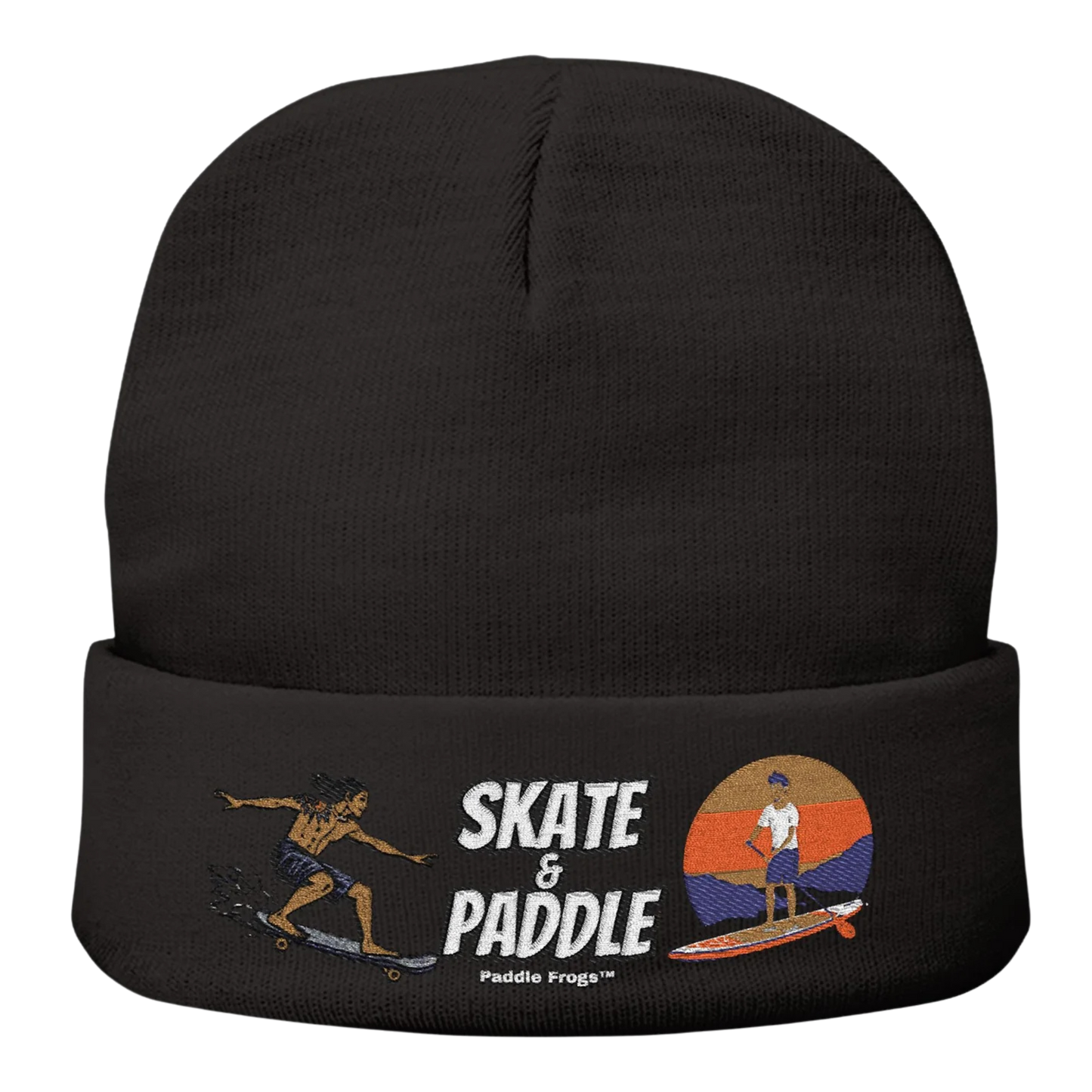 Skate & Paddle Men's Beanie Black
