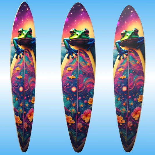 Surf Frog | Paddle Frogs | skateboard deck | PF Blue