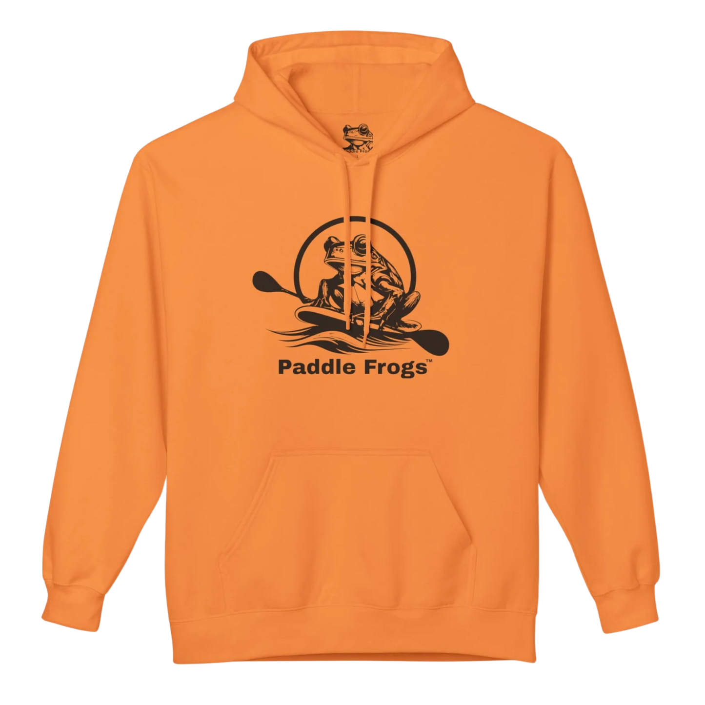 Tangerine Orange | Paddle Frogs™ Soft Fleece Hoodie: Soft Fleece, Wild Soul (12 Colors)
