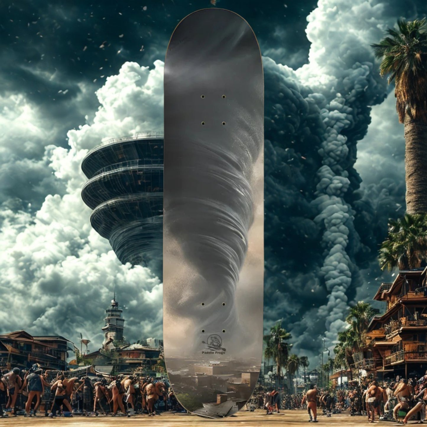 Tornado - Paddle Frogs - Skateboard Deck - odd