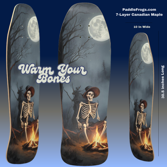 Warm Your Bones 7 layer Thrasher Old School Skateboard Deck