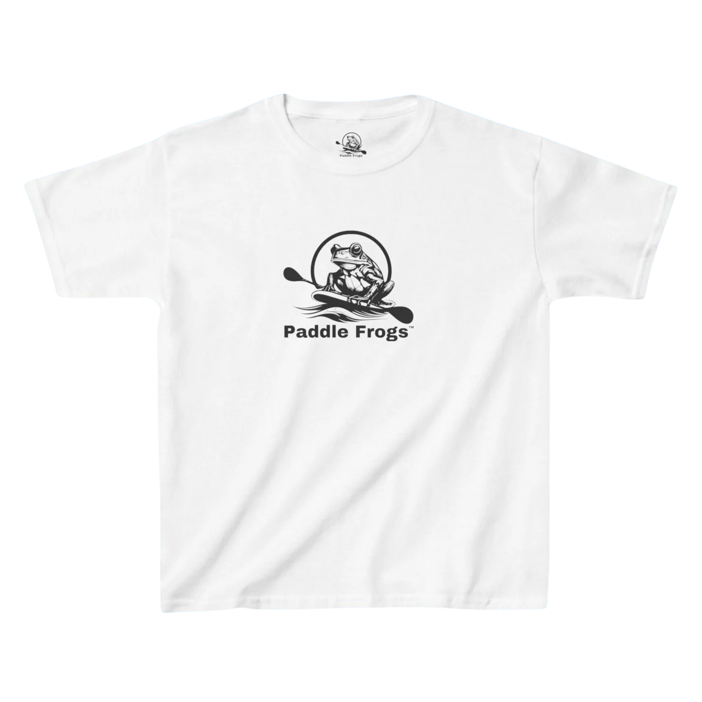 White - Youth Original Paddle Frog Tee: A Tale of Tennessee Trails and Endless Horizons