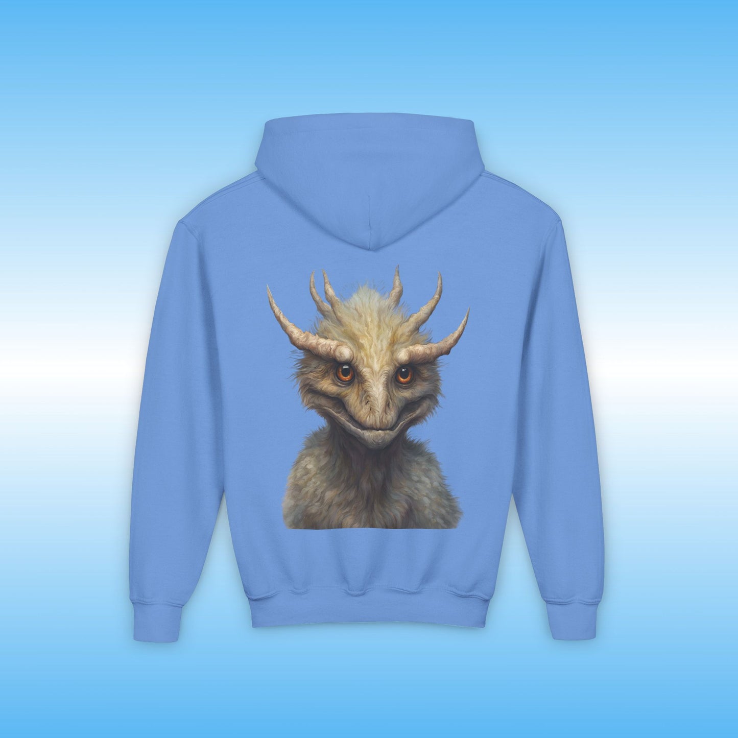 Zacharias Youth Hoodie | Hooded Jacket in Carolina Blue | by Paddle Frogs