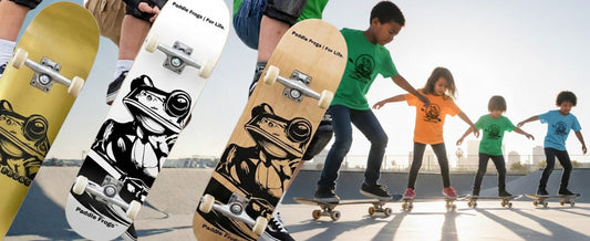 Paddle Frogs Kids skateboard collaboration sponsorship opportunity