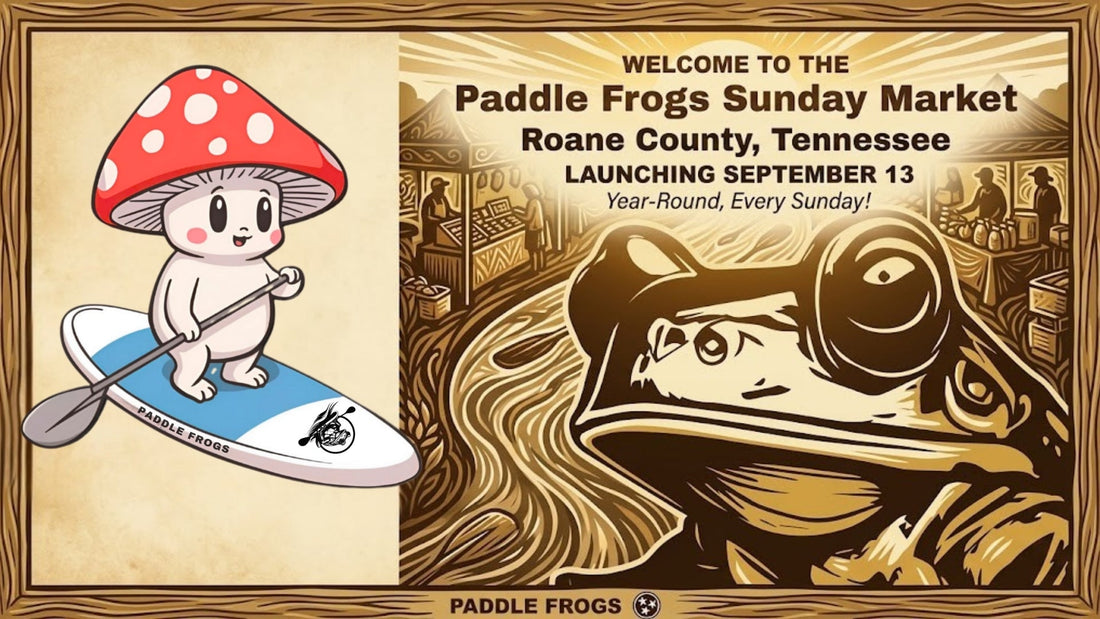 Paddle Frogs Sunday Market, farm goods, food trucks, events & paddleboard rentals
