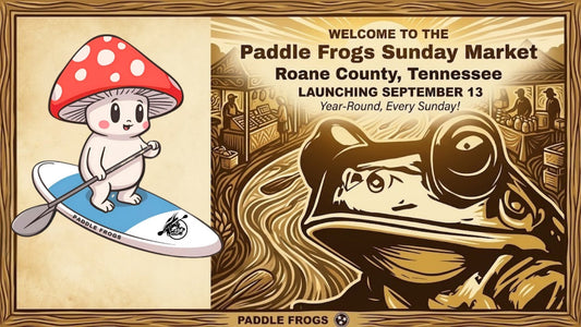 Paddle Frogs Sunday Market, farm goods, food trucks, events & paddleboard rentals