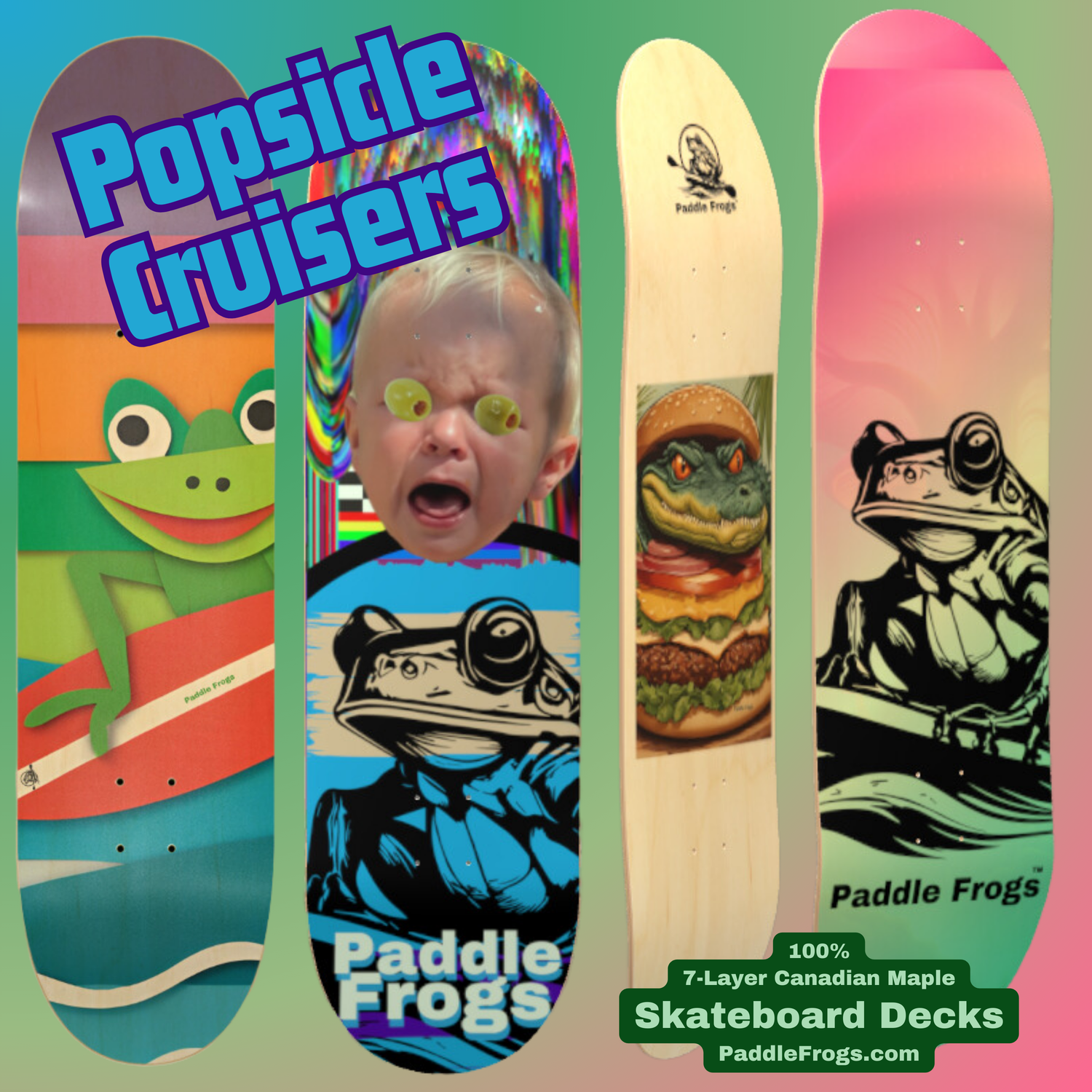 Popsicle cruisers (Skateboard Decks)