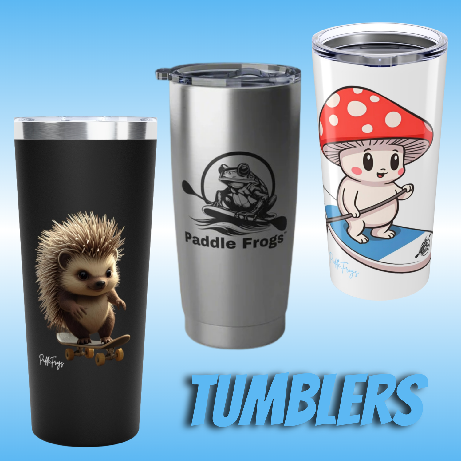 Tumblers | Paddle Frogs | collection cover 