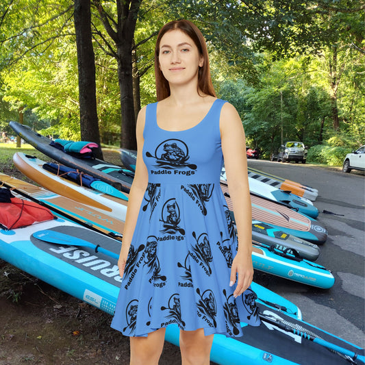 Beautiful Blue Sundress | Skater Dress | Paddle Frogs™