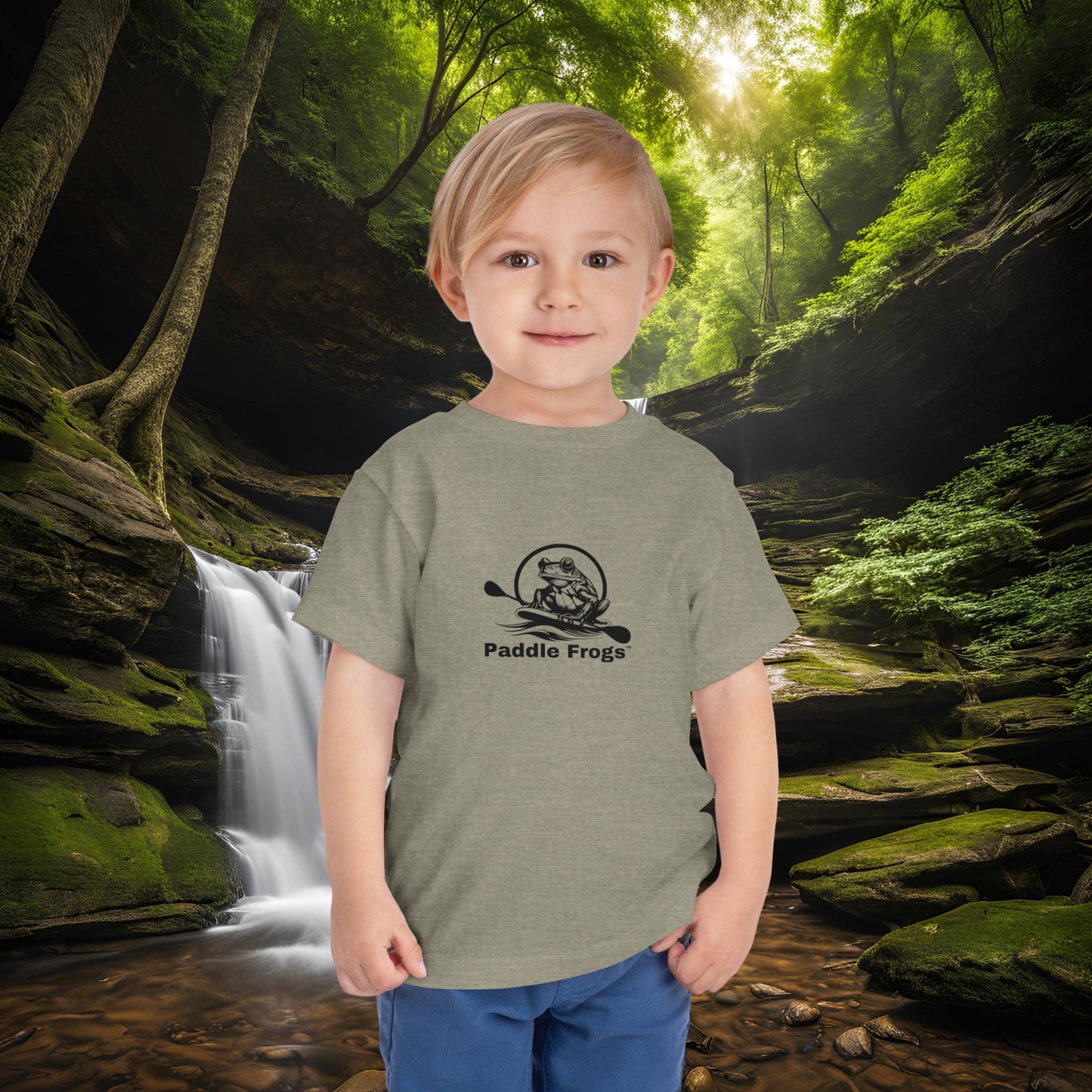 Original Paddle Frogs Toddler Tee (10 colors)