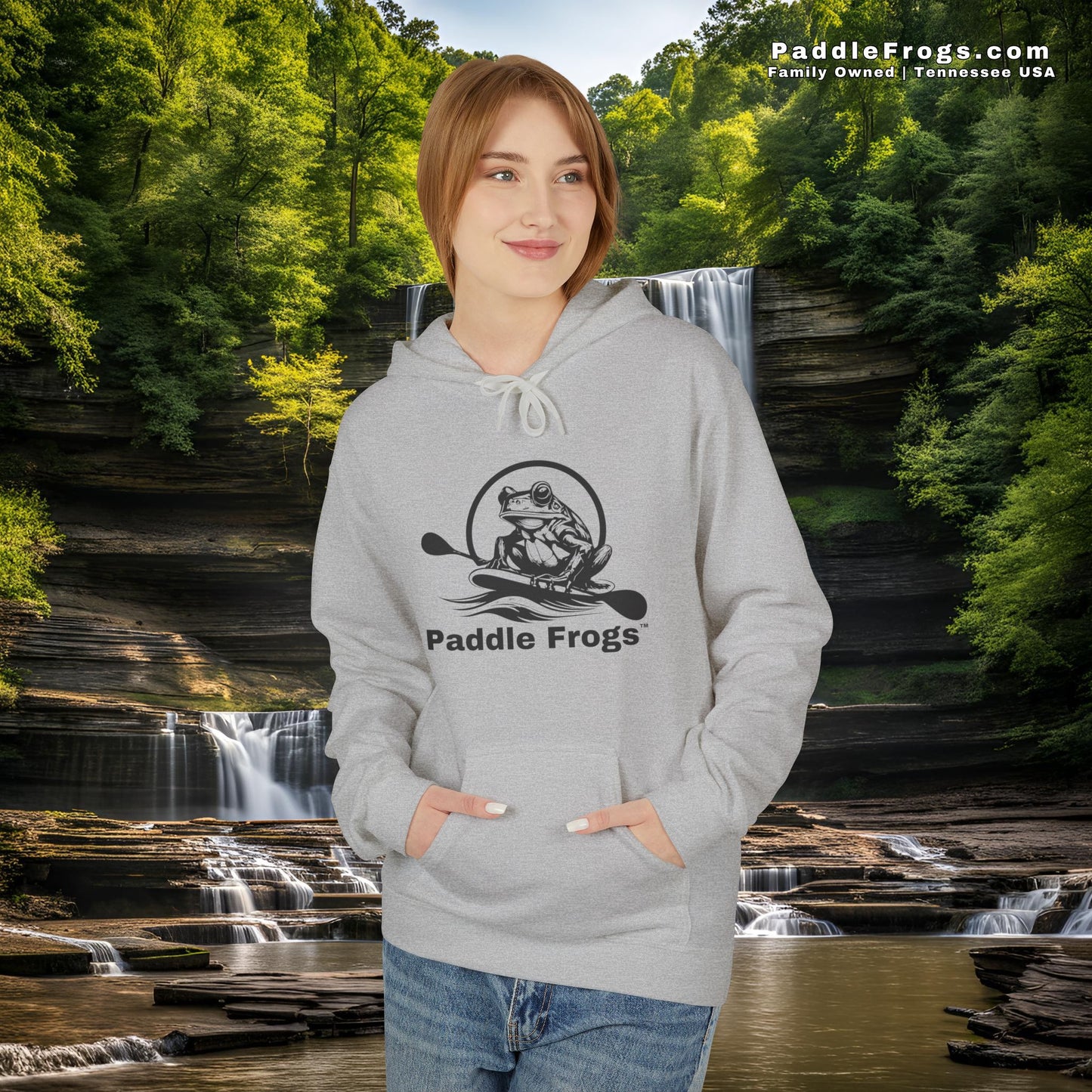 Fleece Soft style Hoodie | Paddle Frogs