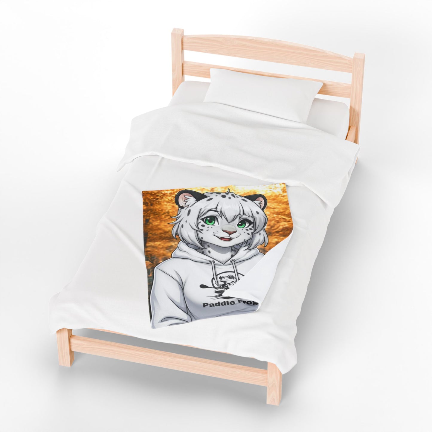 Snow | Plush Blanket - Leopard