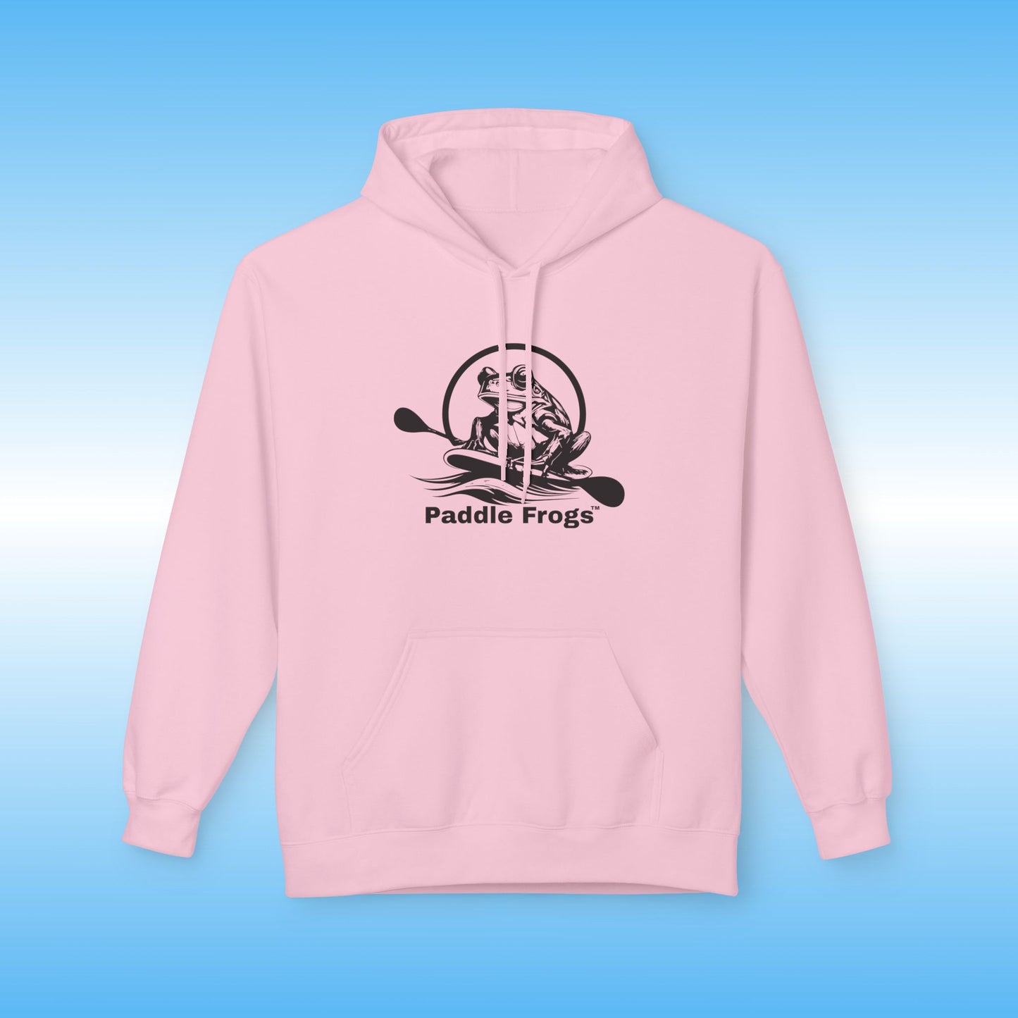 Soft Style Fleece Hoodie in 13 Colors by Paddle Frogs™