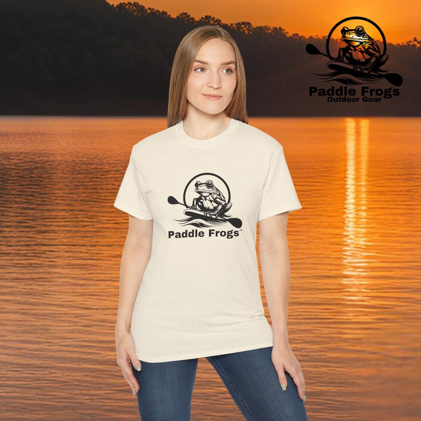 Logo T-Shirt: Paddle Frogs Outdoor Gear