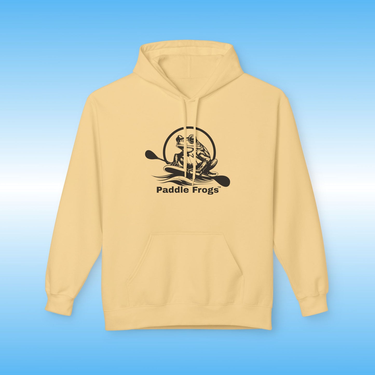 Soft Style Fleece Hoodie in 13 Colors by Paddle Frogs™