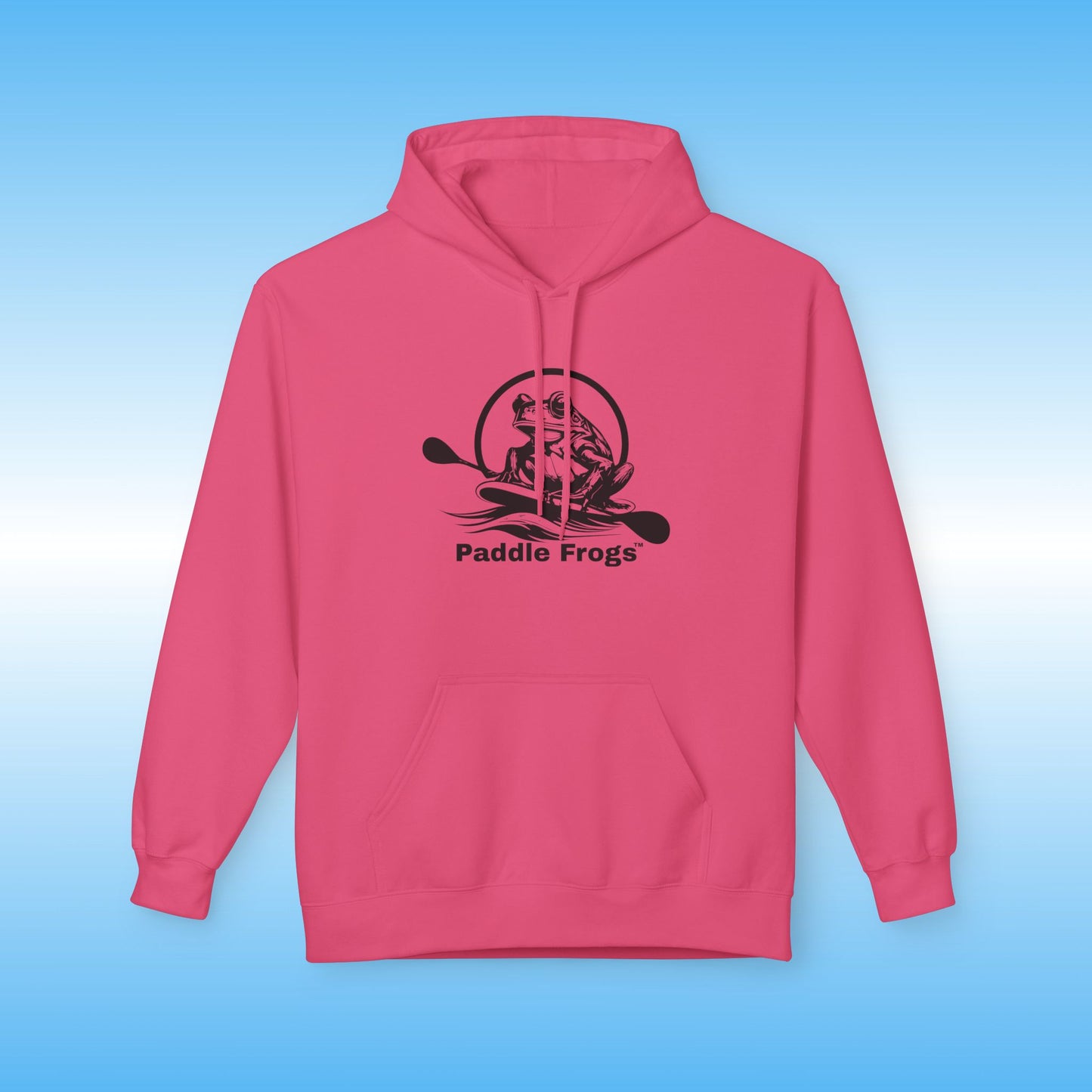 Soft Style Fleece Hoodie in 13 Colors by Paddle Frogs™