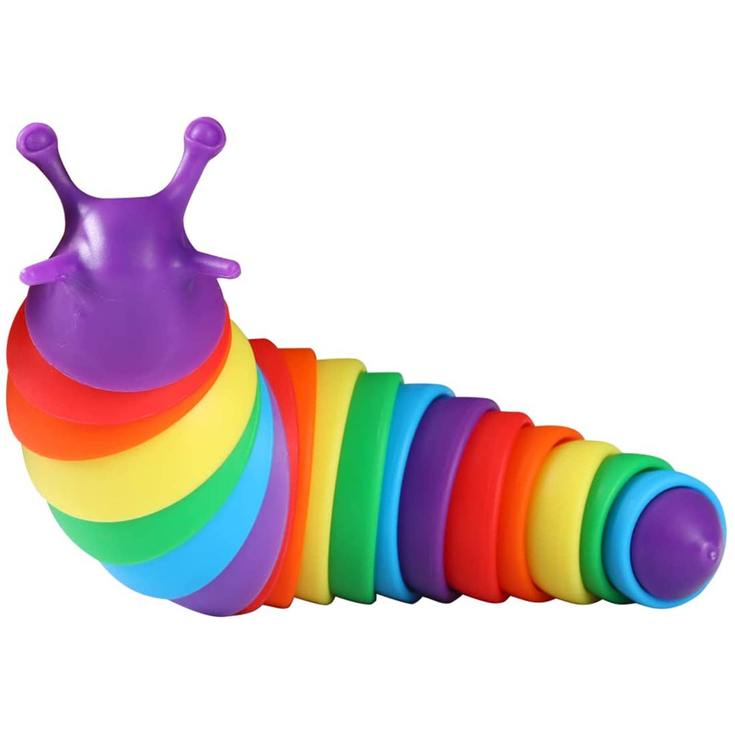 Rainbow Sensory 3D Fidget Slug Kids Toy