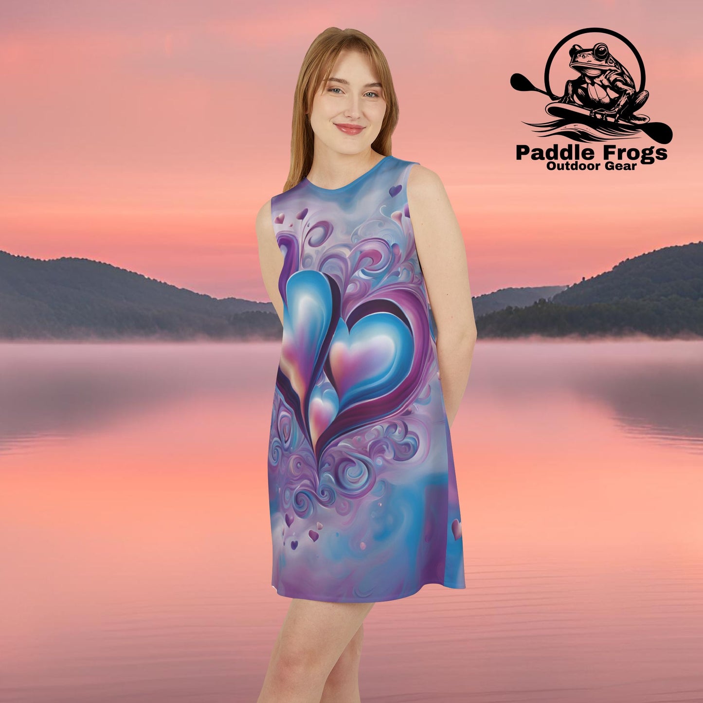 Purple Love by Paddle Frogs Outdoor Gear - Sleeveless Dress