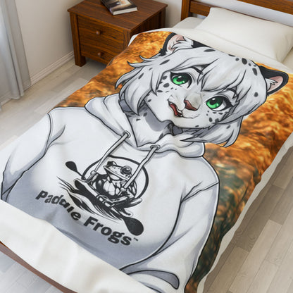 Snow | Plush Blanket - Leopard