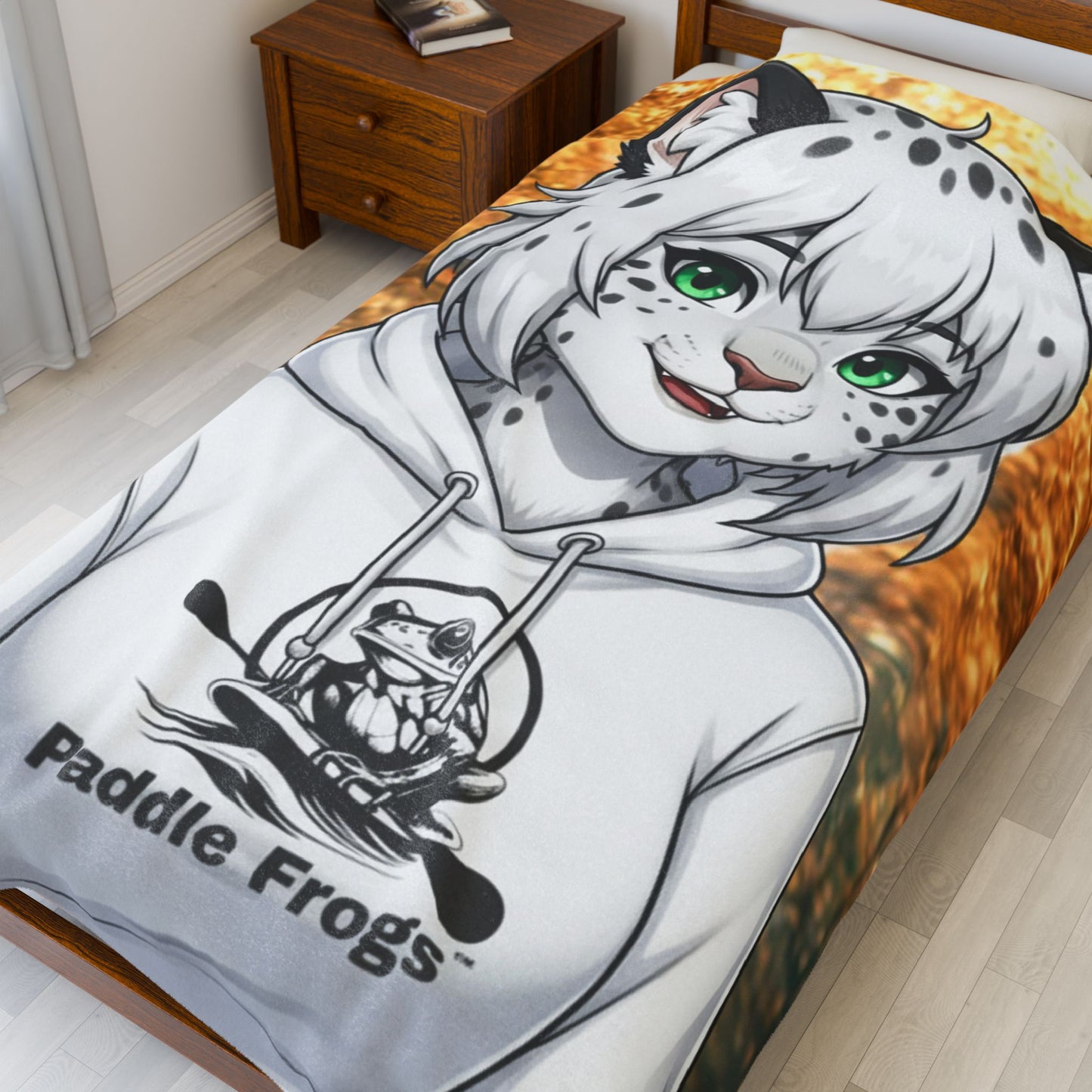 Snow | Plush Blanket - Leopard