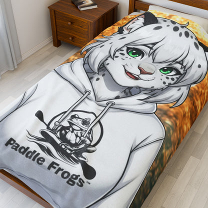 Snow | Plush Blanket - Leopard