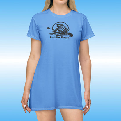 Blue | Beautiful You T-Shirt Dress | Paddle Frogs™