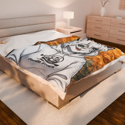 Snow | Plush Blanket - Leopard