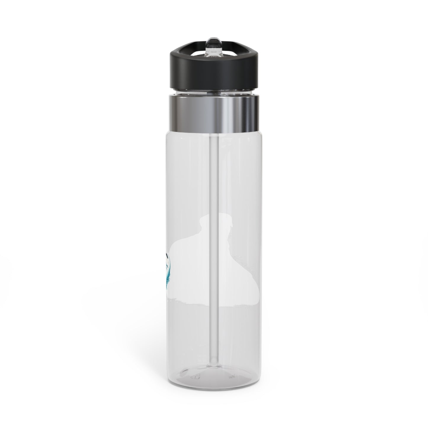 20oz Tritan Sport Bottle — Rottweiler on Pool Float Water Bottle